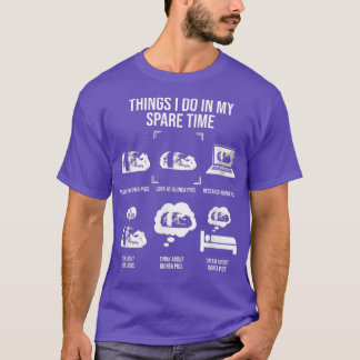 T-shirt Things I Do In My Spare Time, Guinea Pig Lover