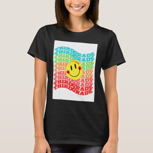 T-SHIRT THIRD GRADE SMILE (Devant)