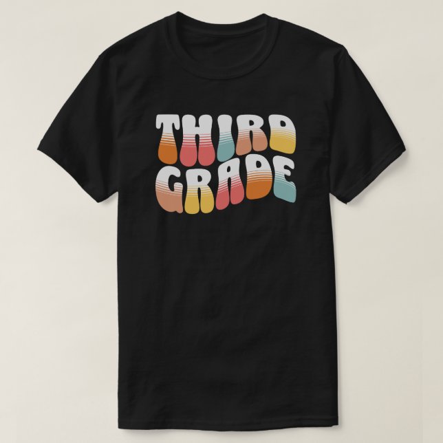 T-shirt Third Grade Teacher (Design devant)
