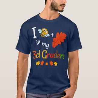 T-shirt Third Grade Teacher Fall Autumn 3rd Grade Back To 