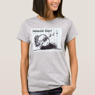 T-shirt Thirt Island Girl Pour ZzzZazzle