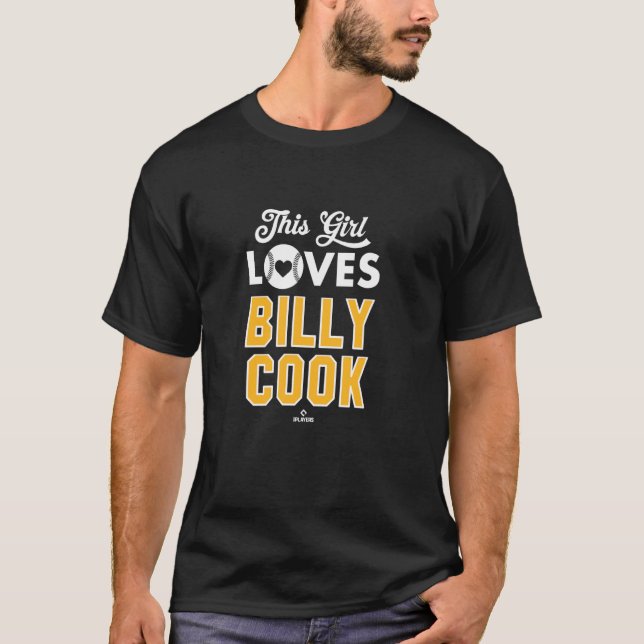 T-shirt This Girl Loves Billy Cook Pittsburgh Baseball MLB (Devant)