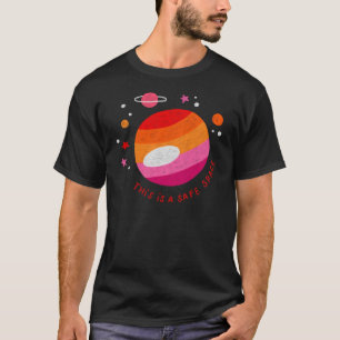 T-shirt This Is a Safe Space" Tee - Cosmic Comfort Edition