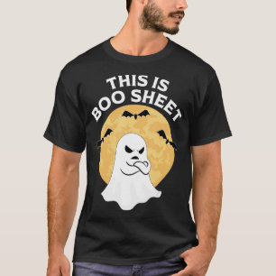 T-shirt This Is Boo Sheet Ghost Retro Halloween Costume Me