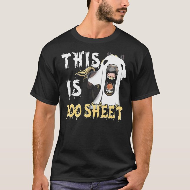 T-shirt This Is Boo Sheet Horse (Devant)