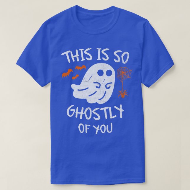 T-shirt This Is Ghostly Of You Funny Halloween Ghost Graph (Design devant)