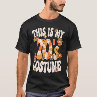 T-shirt This Is My 70s Costume Peace Groovy Hippie 70's Th
