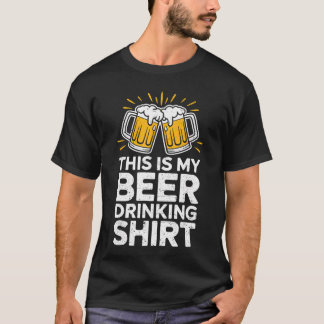 T-shirt This is My Beer Drinking Funny Men Women Drinking 