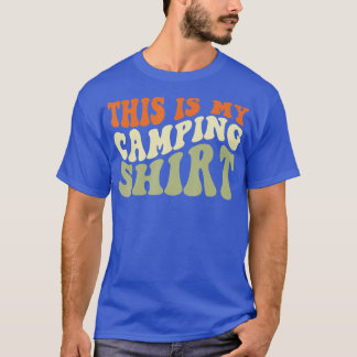 T-shirt This Is My Camping  Retro Novelty Camper 1 