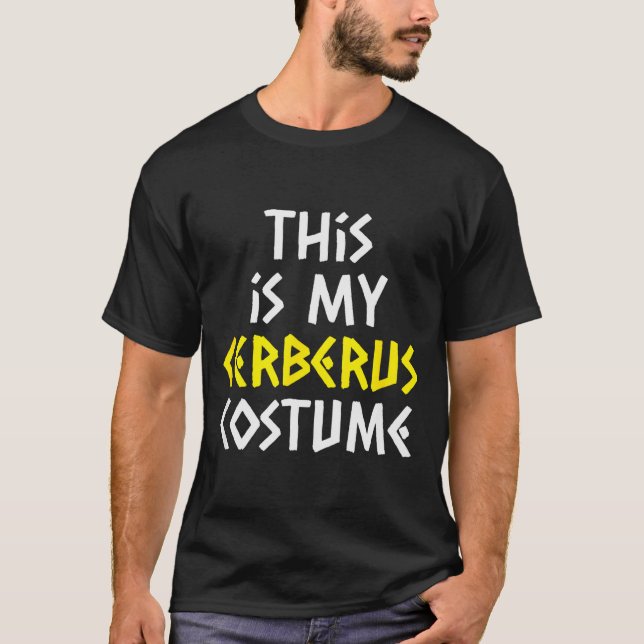 T-shirt This Is My Cerberus Costume Halloween Greek Mythol (Devant)