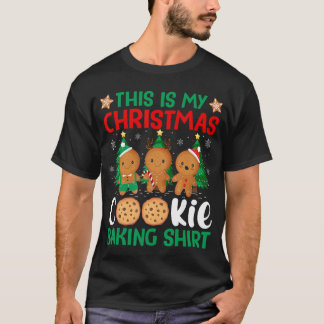T-shirt This is My Christmas Cookie Baking Holiday Cheer X