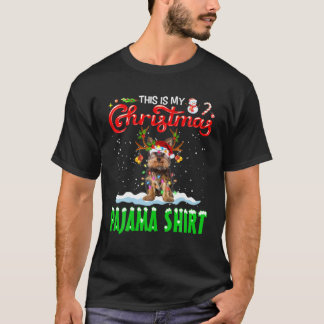 T-shirt This Is My Christmas Pajama Yorkshire Christmas Li