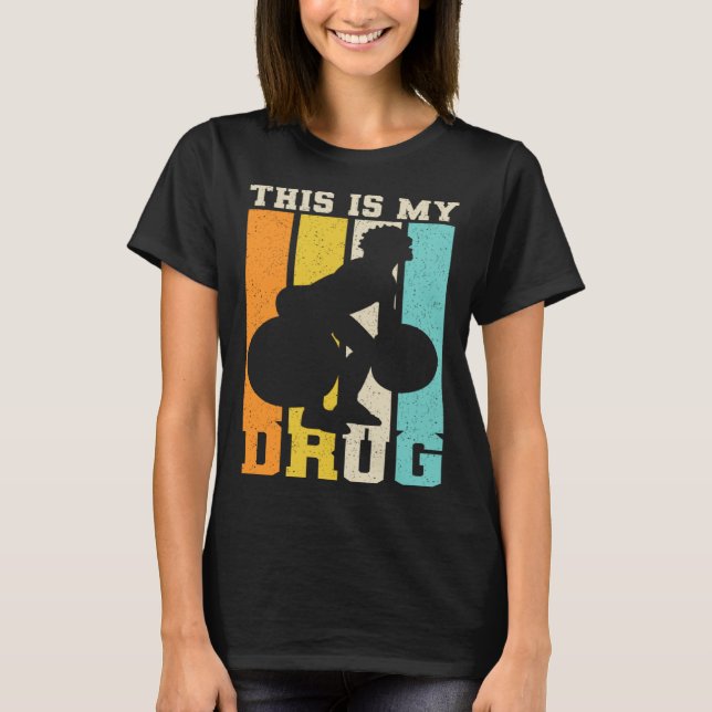 T-shirt This Is My Drug Powerlifting Powerlifter (Devant)