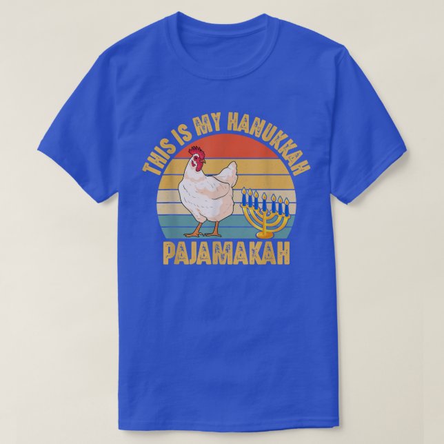 T-shirt This is My Hanukkah Pajamakah Chanukah Pajama Funn (Design devant)