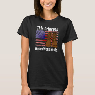 T-shirt This Princess Wears Work Boots Premium