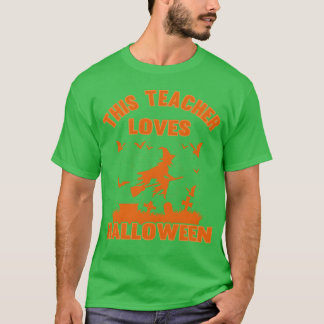 T-shirt Thiseacher aime le garçon Halloween