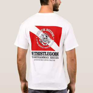 T-shirt Thistlegorm (meilleures épaves)