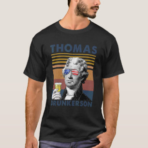 T-shirt Thomas Drunkerson Boisson Party 4 juillet Jeff