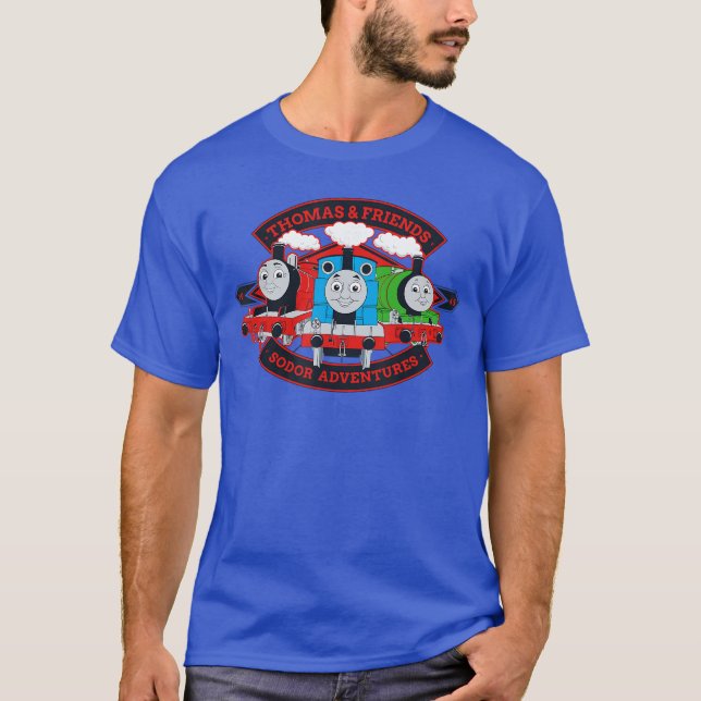 T-shirt Thomas Friends Sodor Adventures funny (Devant)