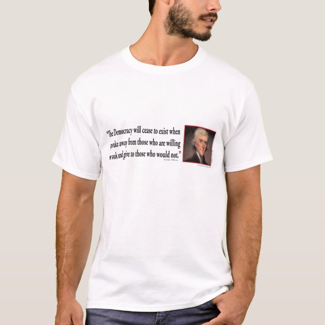 T-shirt Thomas Jefferson (Devant)
