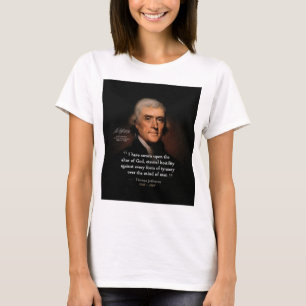 T-shirt Thomas Jefferson par Rembrandt - autel de citation