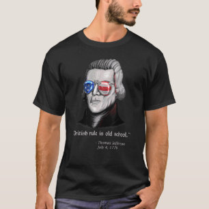 T-shirt Thomas Jefferson Patriotique de la Grande-Bretagne