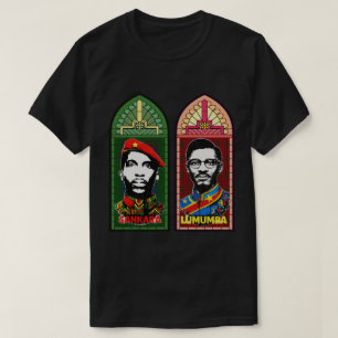T-shirt Thomas Sankara Patrice Lumumba art panafricain