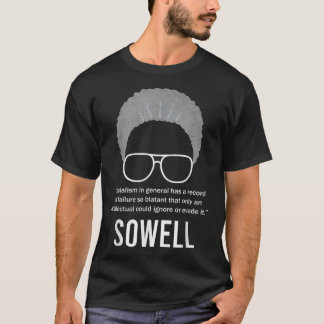 T-shirt Thomas Sowell Citation du socialisme Mois de l'his