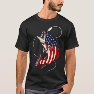 T-shirt Thon de style de drapeau de grosse prise (style Ka
