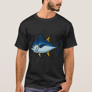 T-shirt Thon rouge de dessin animé