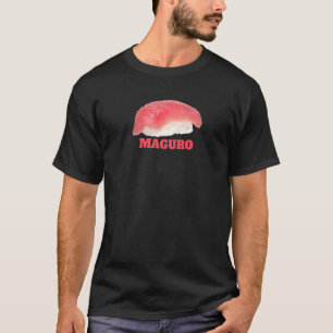 T-shirt Thon Sushi Alimentation Graphique Maguro Nigiri Po