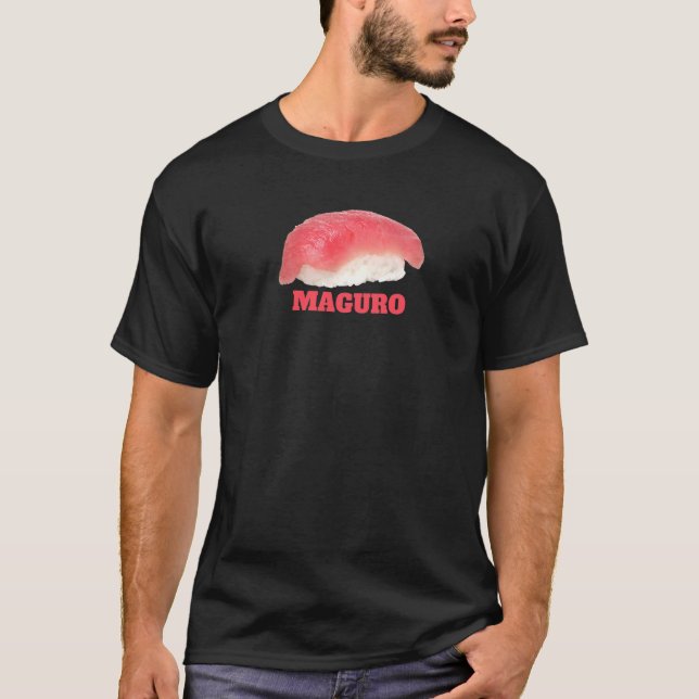 T-shirt Thon Sushi Alimentation Graphique Maguro Nigiri Po (Devant)