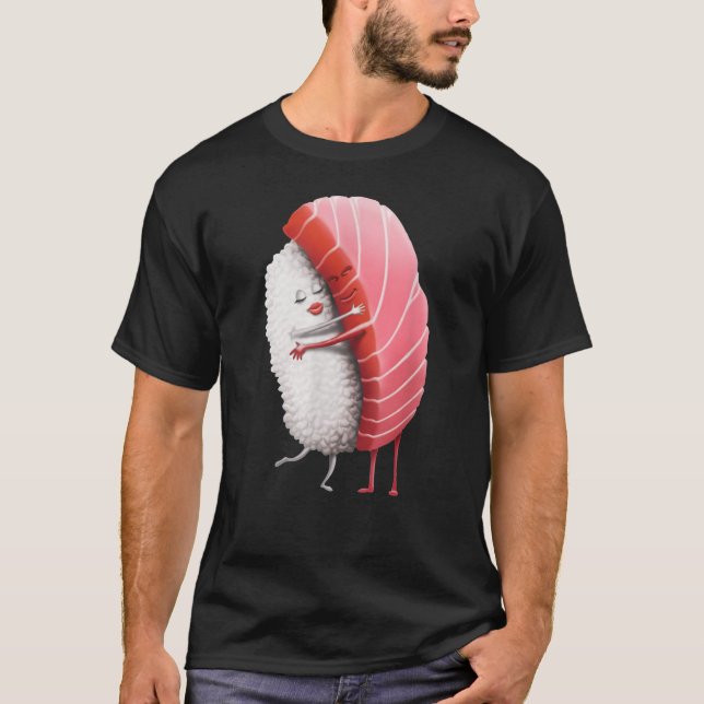 T-shirt Thon Sushi Hug (Devant)