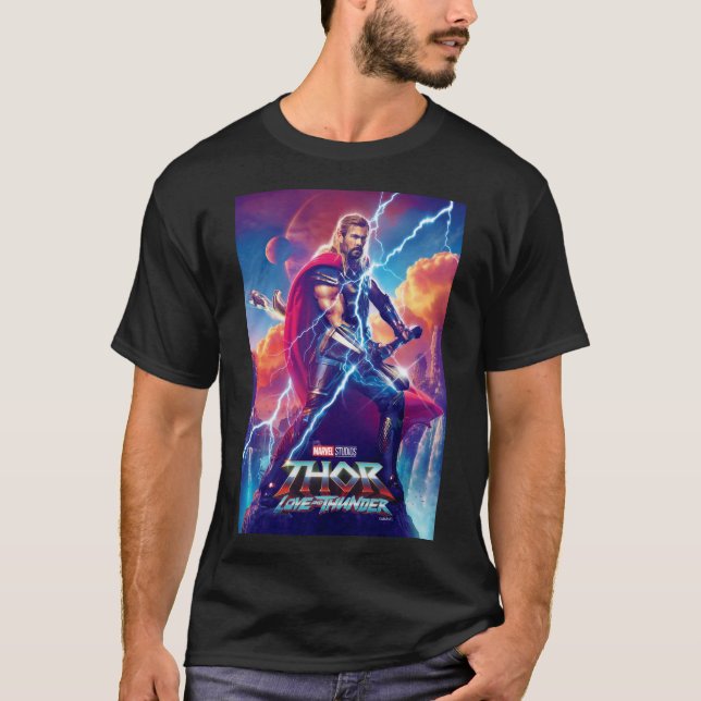 T-shirt Thor on Mountain Top (Devant)