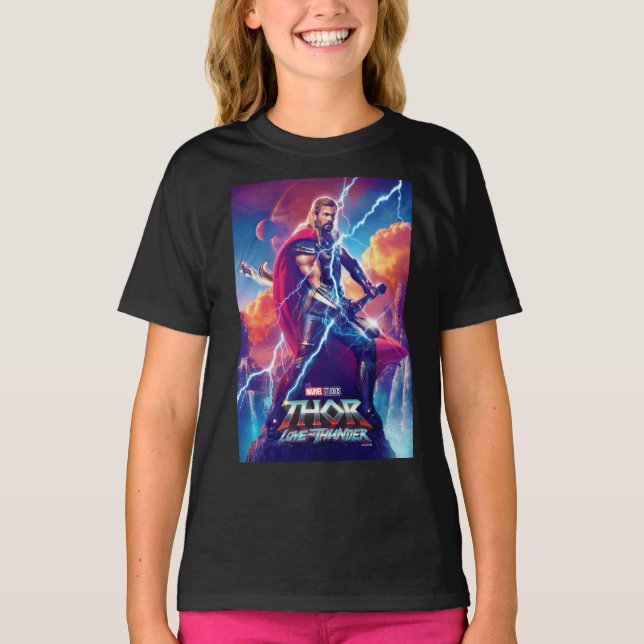 T-shirt Thor on Mountain Top (Devant)