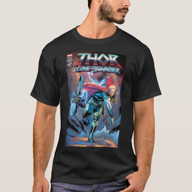 T-shirt Thor Stormbreaker Comic Couverture Hommage (Devant)