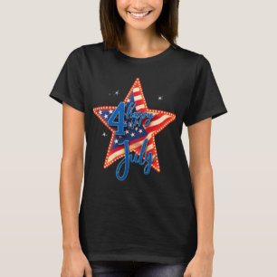T-shirt Threads de liberté : Gras American Pride Prints
