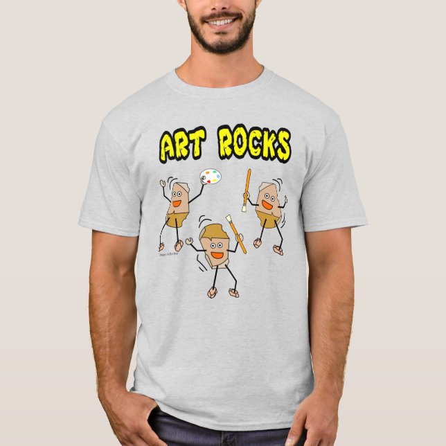 T-shirt Three Art Rocks (Devant)