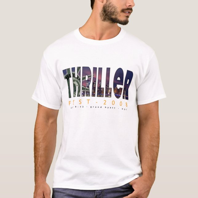 T-shirt ThrillerfestBanner 2008 (Devant)