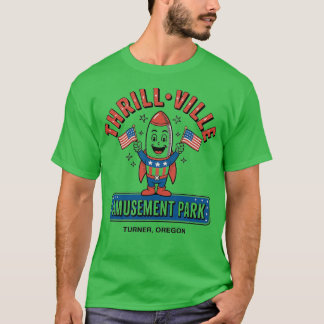 T-shirt Thrillville USA Turner, Oregon Retro années 1980