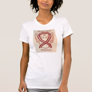 T-shirt ThroCancer Sensibilisation Ruban Angel Chemise