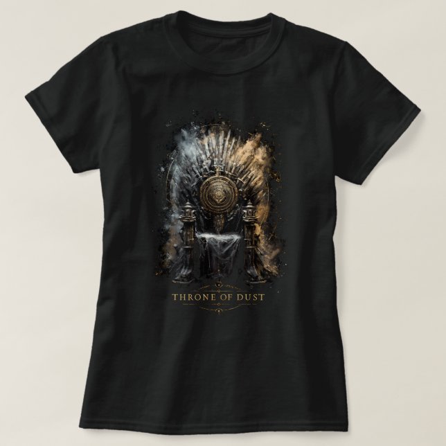 T-shirt Throne of Dust Dark Fantasy Women's (Design devant)
