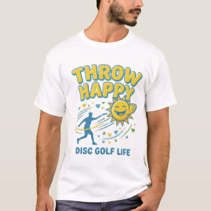 T-Shirt Throw Happy Disc Golf   Positive Disc 