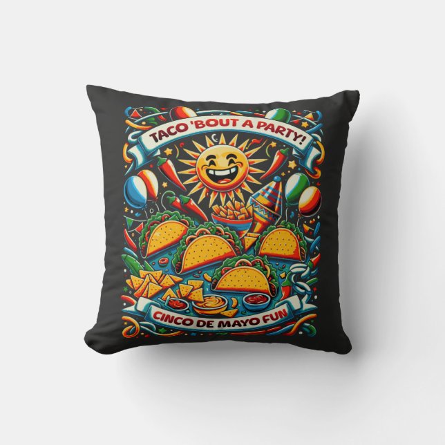 T-Shirt Throw Pillow (Front)