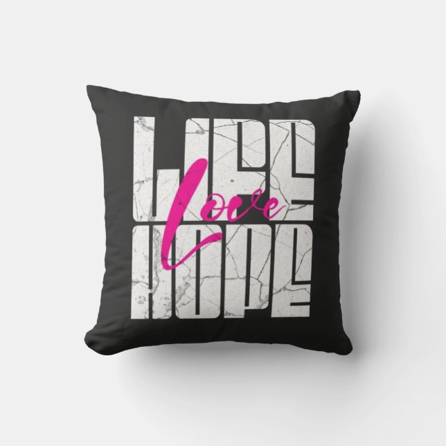 T-Shirt Throw Pillow (Front)
