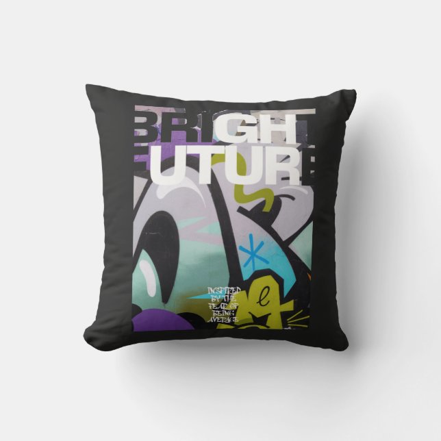 T-Shirt Throw Pillow (Front)