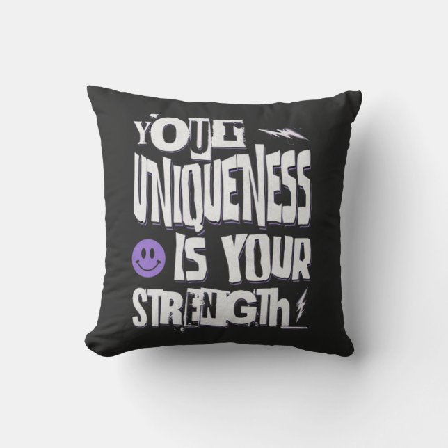 T-Shirt Throw Pillow (Front)
