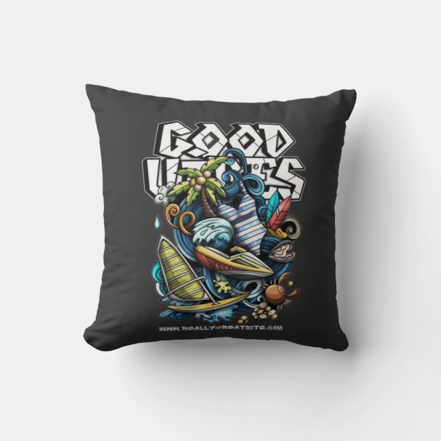 T-Shirt Throw Pillow (Front)