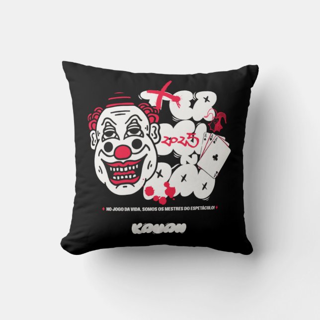 T-Shirt Throw Pillow (Front)