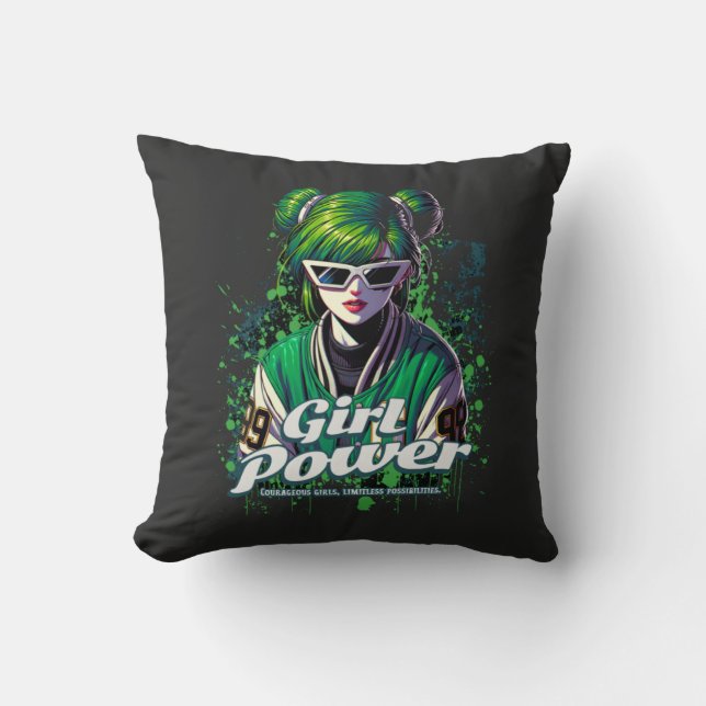 T-Shirt Throw Pillow (Front)